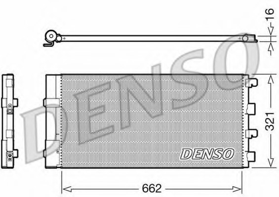 DENSO DCN37003 Condenser, air conditioning